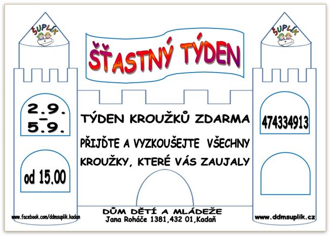 šťastný týden - září 2019